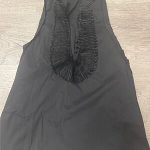 BCBG Maxazria Elegant Black Sleeveless Top